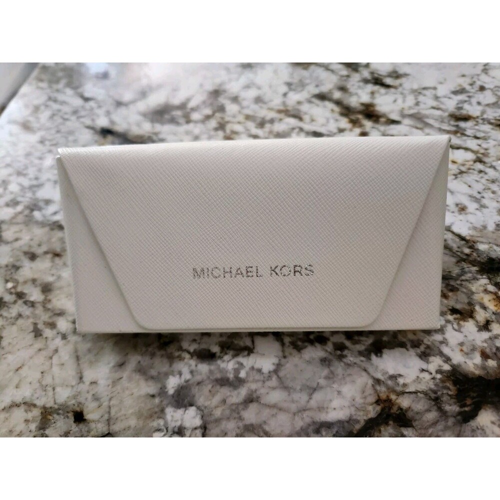 White Michael Kors Hard Sunglass Case